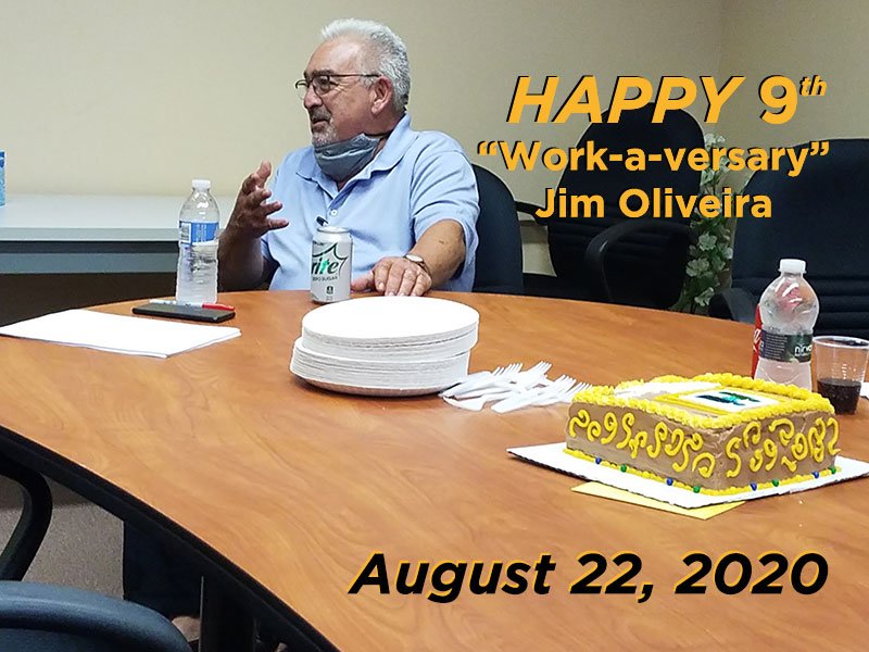 Jim Oliveira's 9th Work-a-versary