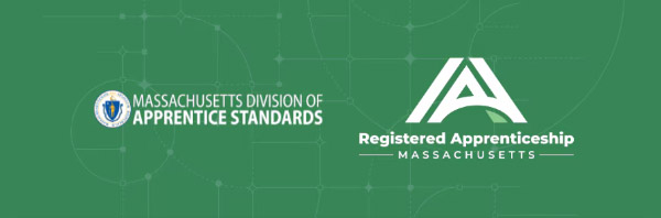 Mass Division of Apprenticeship Standards Registered Apprnticeship logos