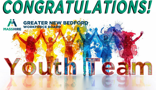 Congratulations Youth Team colorful image of youth celebrating