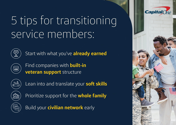 5 tips for tranistioning service members