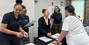 Attendees at the June 11th Job Fair