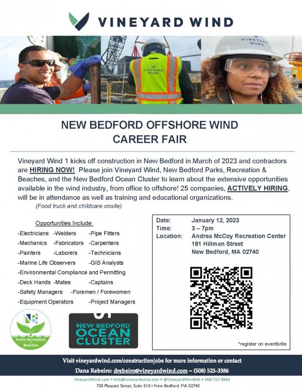 New Bedford Offshore Wind Career Fair Masshire Greater New Bedford Workforce Development Board