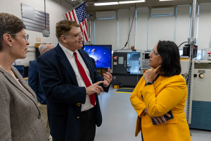 10.19.2023 MA Lieutenant Governor Kim Driscoll visits South Shore Voke Tech's Uniquely Abled Program photo