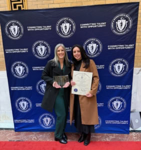 Photo from the Business Collaboration Award at the Massachusetts State House in Boston, 11/19/2025