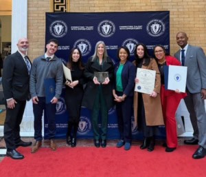 Photo from the Business Collaboration Award at the Massachusetts State House in Boston, 11/19/2025