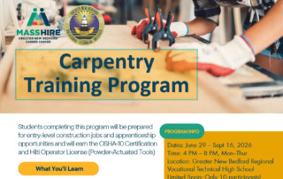 Carpentry flyer graphic