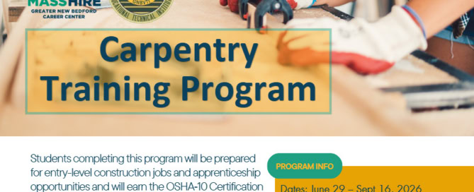 Carpentry flyer graphic