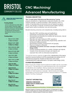 CNC Machining / Advanced Manufacturing Training