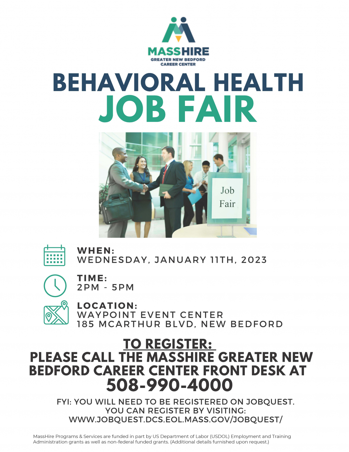 Behavioral Health Job Fair Masshire Greater New Bedford Workforce Development Board