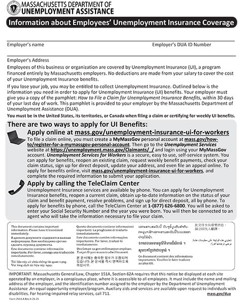 A7 Unemployment Insurance (UI)