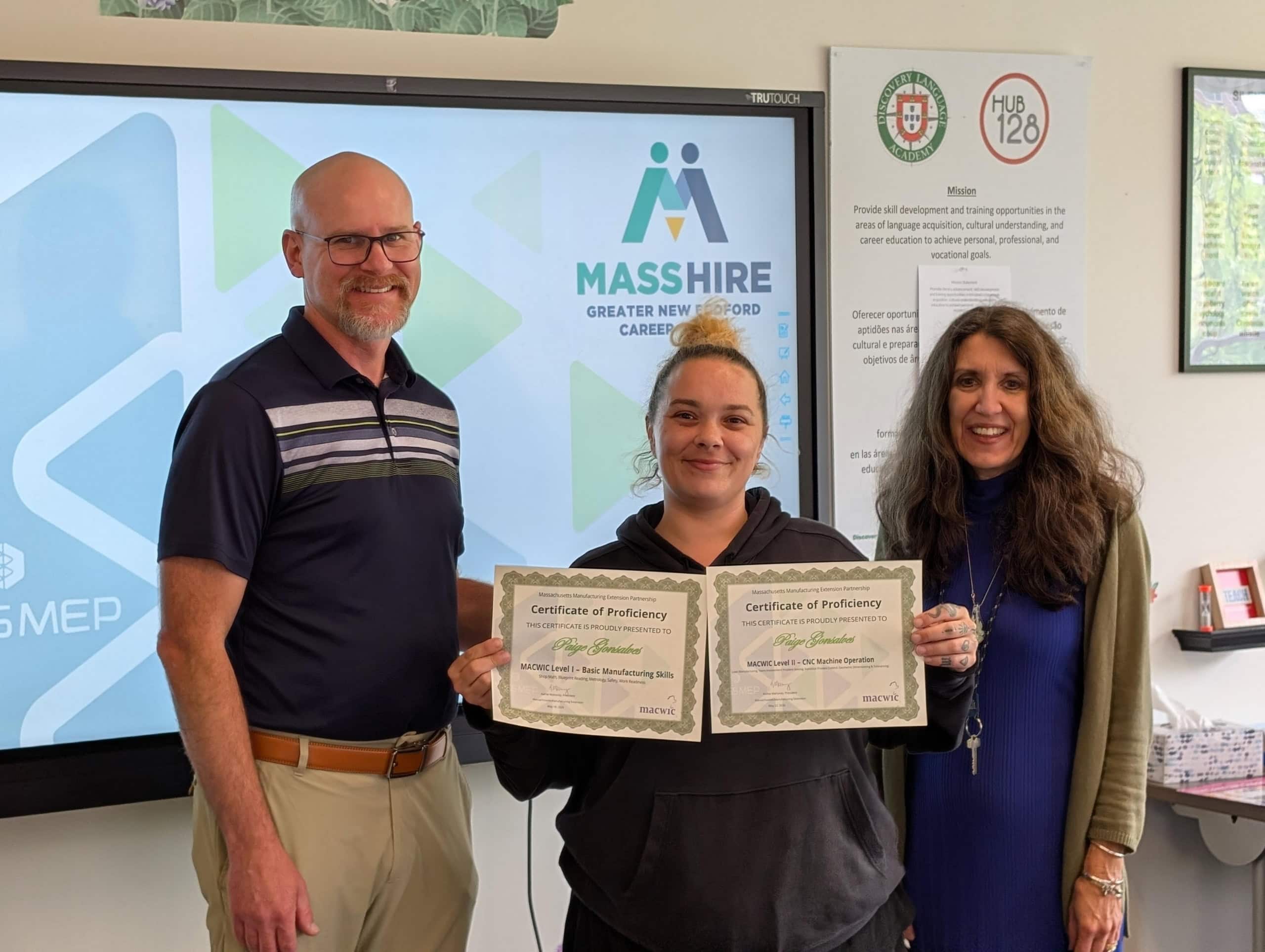 MACWIC training graduate, instructor, and program manager