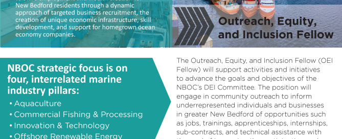 New Bedford Ocean Cluster Fellowship Announcement