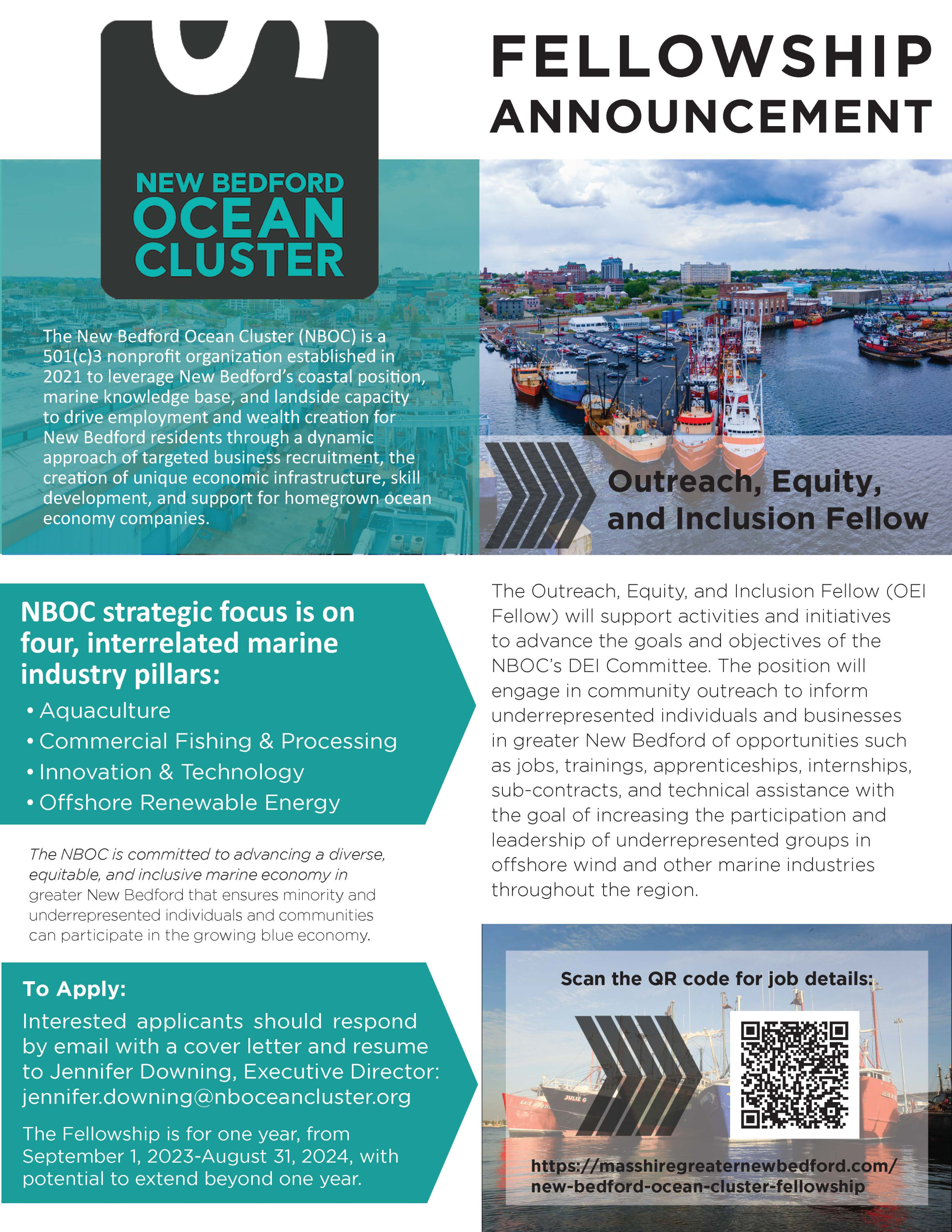 New Bedford Ocean Cluster Fellowship Announcement