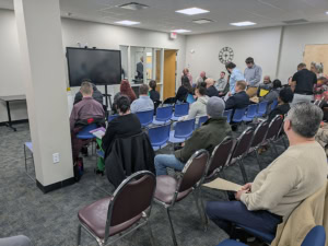 Photo from the MBTA / Keolis Job Fair, March 14, 2025