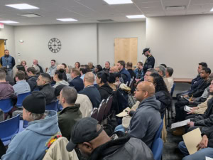 Photo from the MBTA / Keolis Job Fair, March 14, 2025