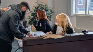 Photo from the MBTA / Keolis Job Fair, March 14, 2025