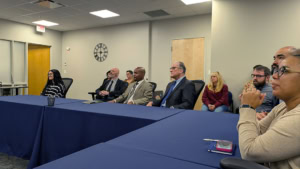 Photos of State 2025 Jobs for Veterans State Grant (JVSG) “Silver” Award presentation for MassHire Department of Career Services