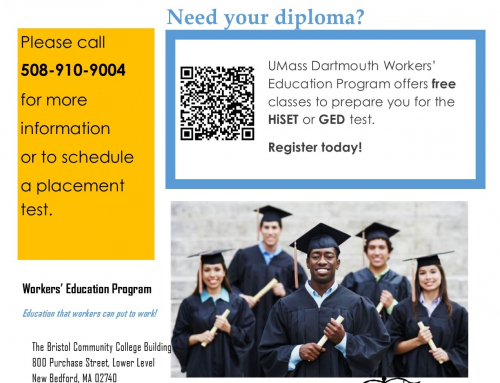 Need Your Diploma? Consider UMass Dartmouth Workers’ Education Program