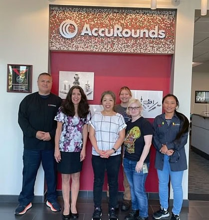 Photo of Apprentices pictured from left to right: John Ramos, Debbie Hartman (MassHire), Helen Khuu, Jenna Powers, Nicole Sousa and Mai Lee
