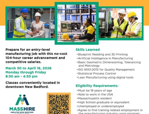 Sign up NOW for Advanced Manufacturing training.