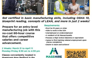 Manufacturing Training flyer