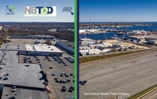 North New Bedford (Church Street) and New Bedford (Whales Tooth) platforms