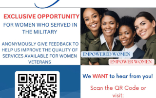 photo of Women Veterans Survey Flyer