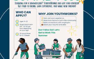 YouthWorks Summer Jobs image of flyer